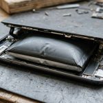 batterie de smartphone gonflée